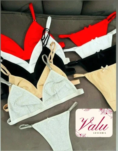 Conjunto Bralette de Algodón