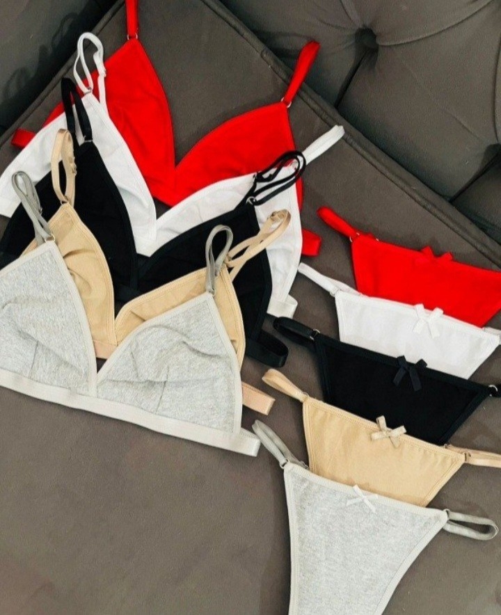 Conjunto Bralette de Algodón - Imagen 2