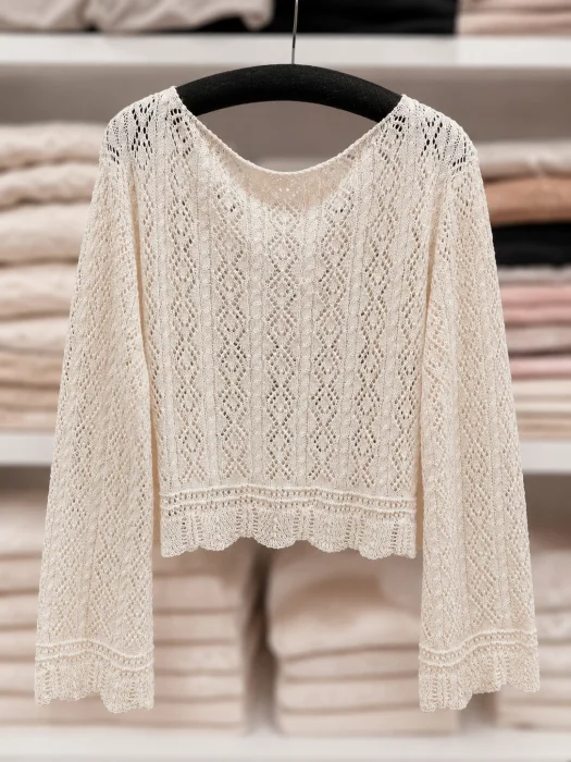 Sweater de Hilo Cuello Bote
