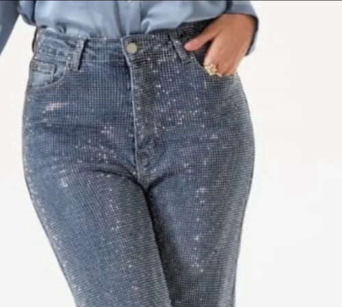Wide Leg  Strass  Full