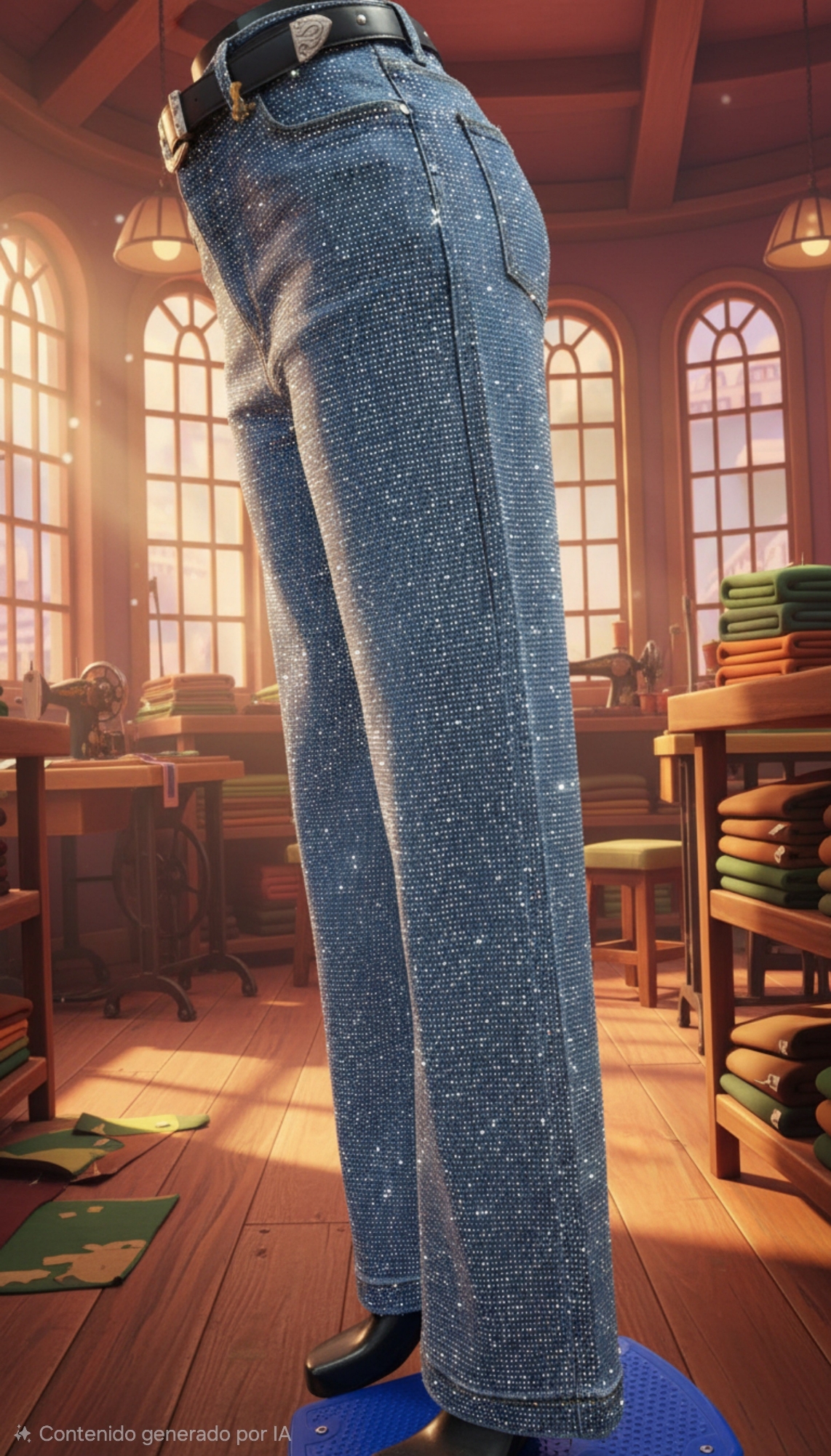 Wide Leg  Strass  Full - Imagen 3