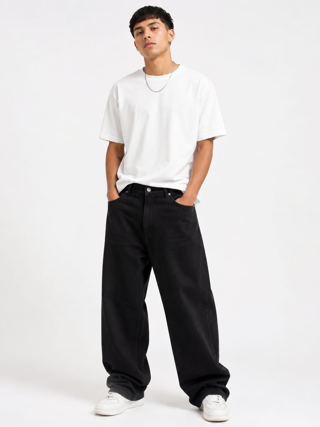 Baggy Liso Negro - Imagen 2