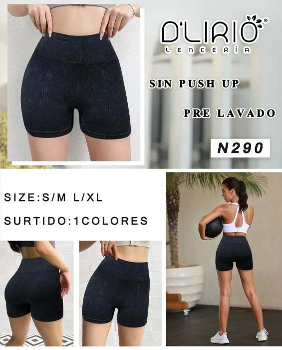 Shorts sin Frunce D'lirio