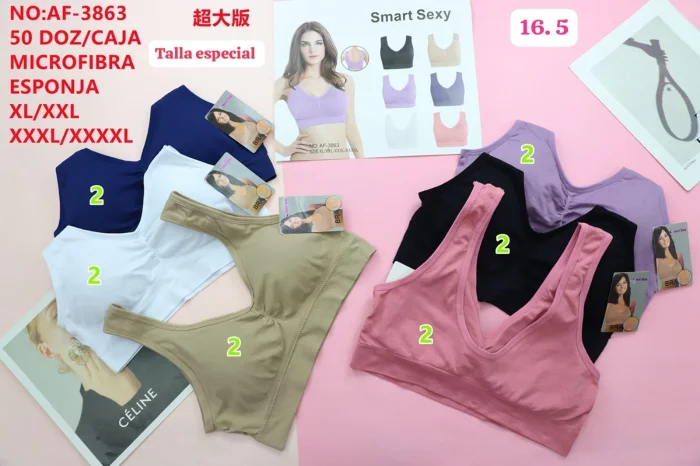 Top Tira Fina y Ancha -talle Especial