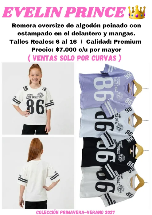 Remera Oversize Keep 86