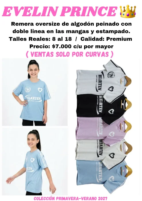 Remera Oversize Hearten