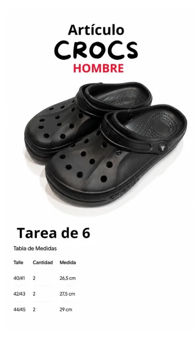 Crocs de Hombre