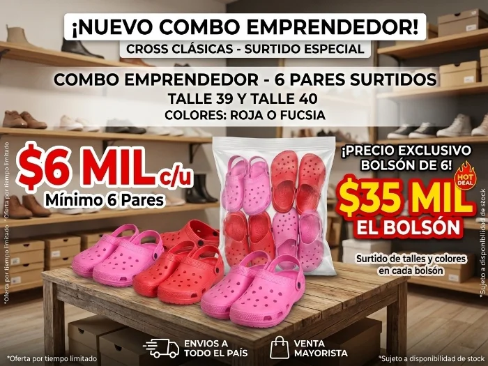 Crocs Bolson Emprendedor de 6
