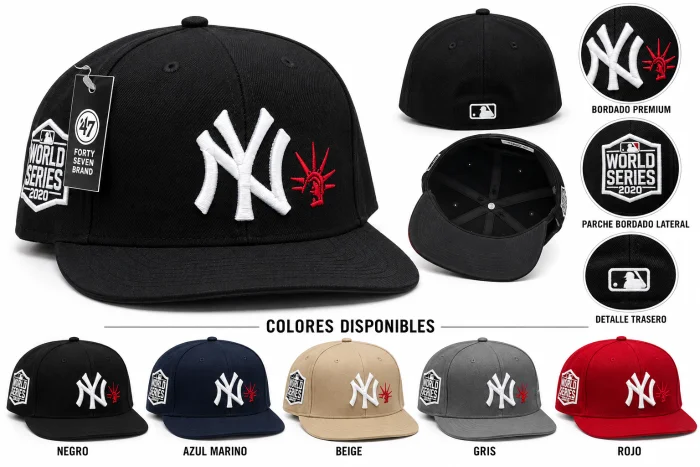 Gorra Plana Cerrada New York