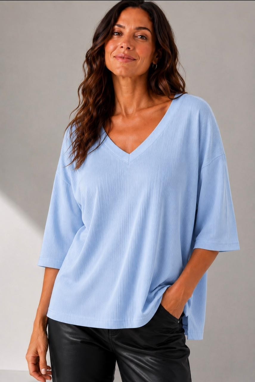 Remera Cielo en V - Imagen 3
