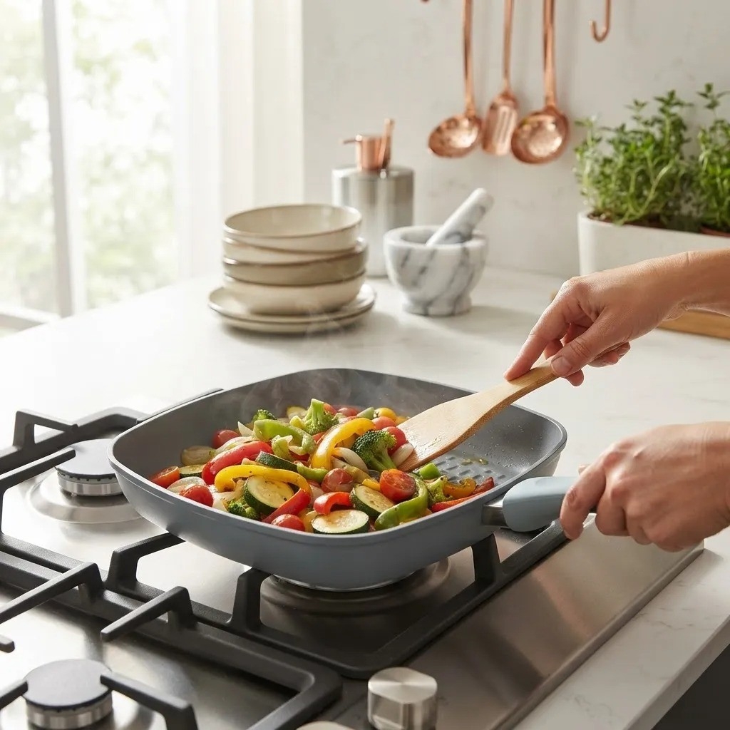 Bifera Plancha Nex Cook Antiadherente Facil Lavado 24cm - Imagen 3