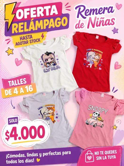Remeras de Niñas