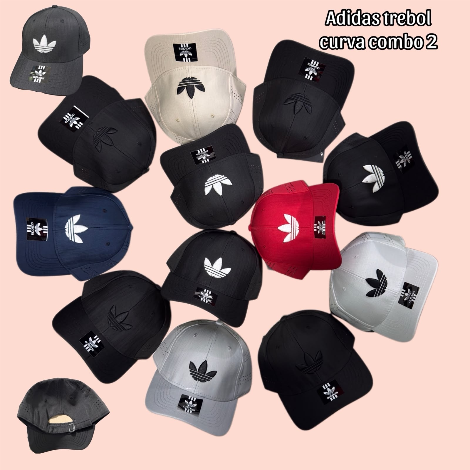 Adidas Trébol Visera Curva Premium - Imagen 2