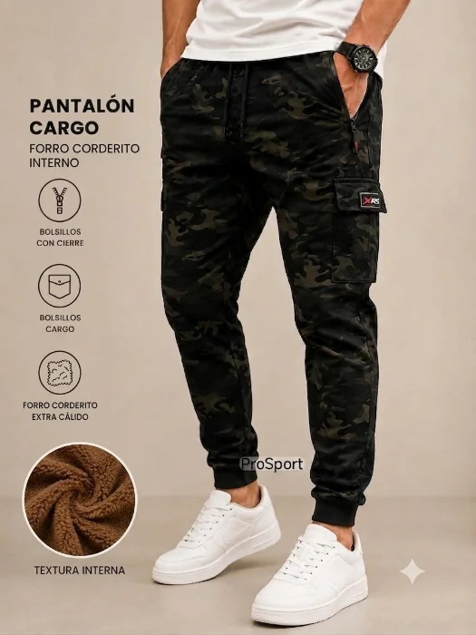 Cargó Camuflado con Corderito