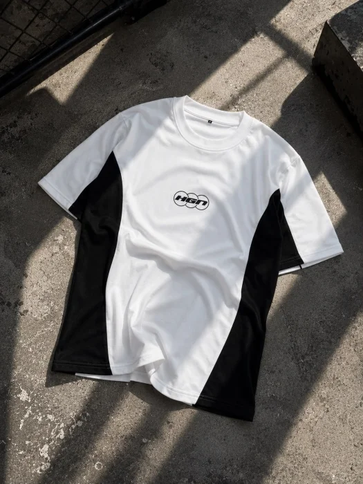 Remera Circle Combinada Oversize
