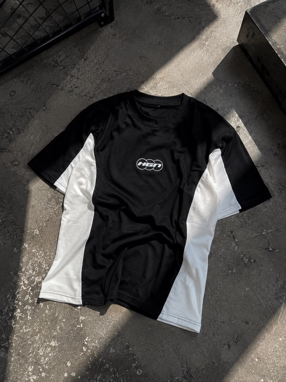 Remera Circle Combinada Oversize - Imagen 2