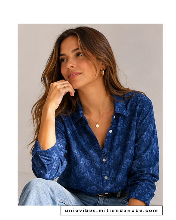 Art. H006 Camisa Simil Jacquard