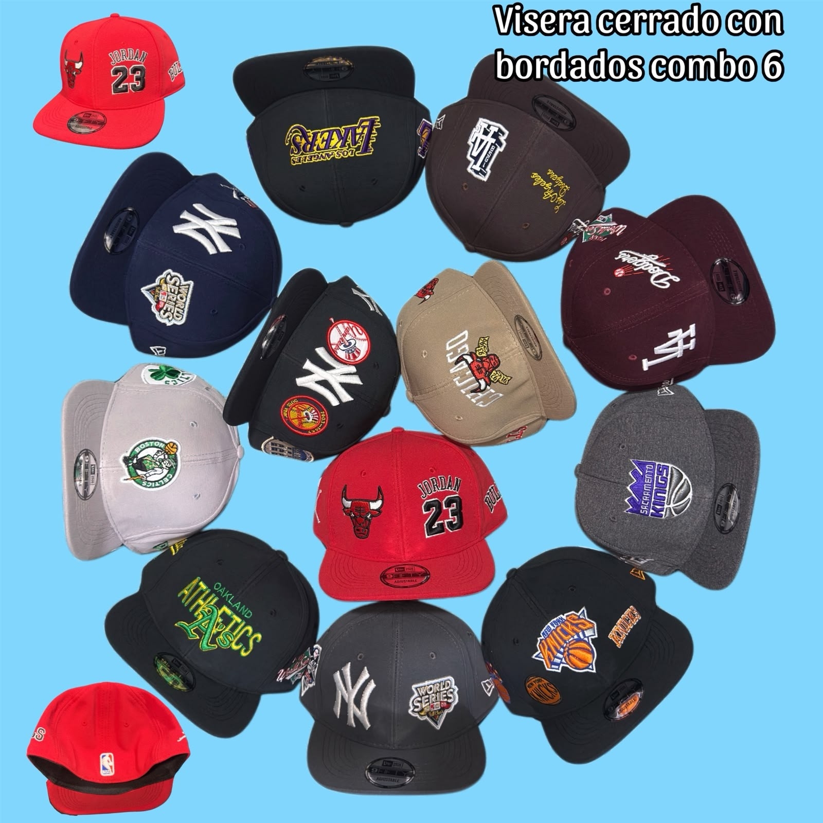 Visera Cerrada Parches Bordados Premium - Imagen 2