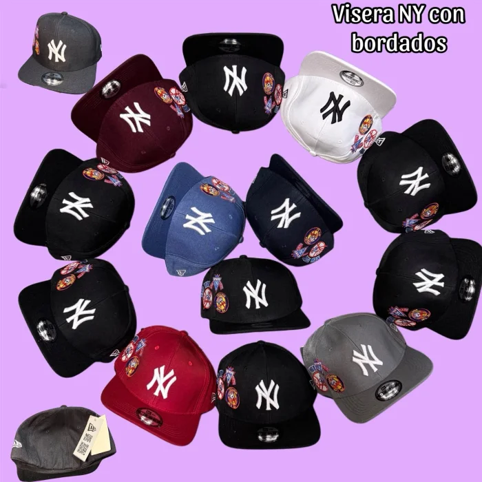 Visera Cerras Ny Bordado al Costado