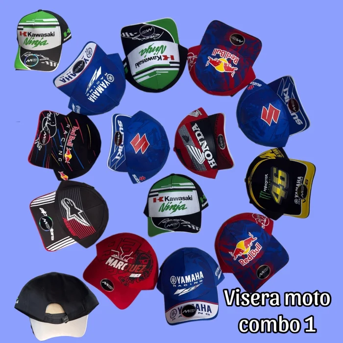 Visera Curva Moto Combo 1