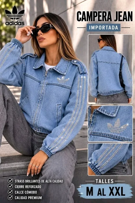 Campera Adid@s Strass Importada