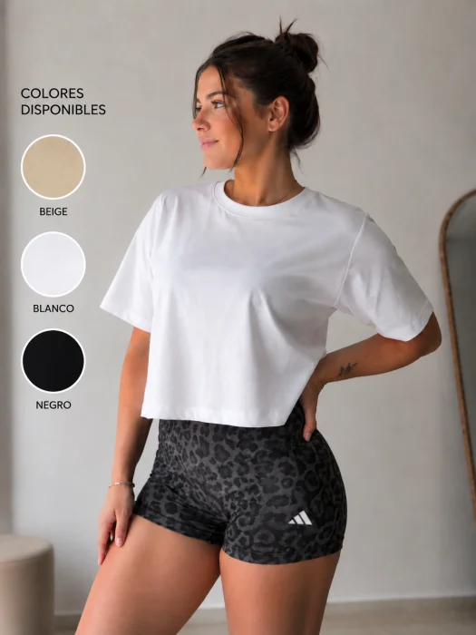 Remeras Crop Lisas