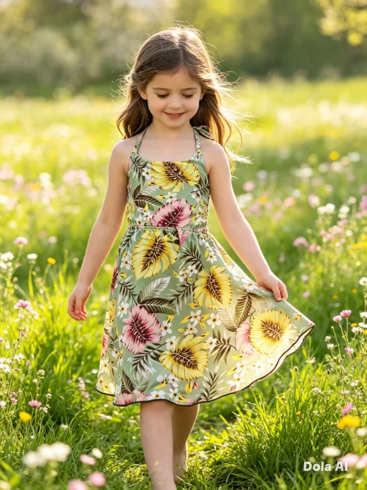 Vestido de Fibrana de Nena