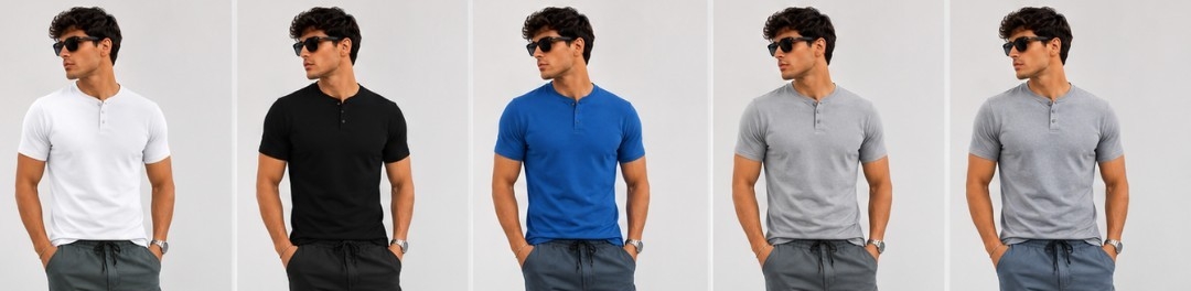 Remera Botón Algodón Peinado - Imagen 2
