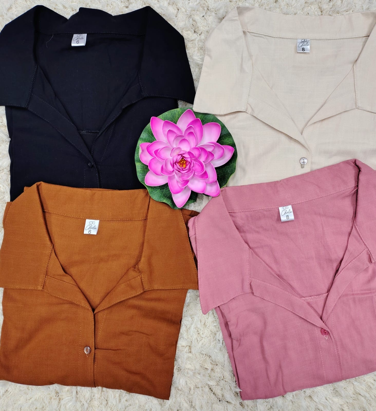 Camisa Manga 3/4tos Lino Spandex - Imagen 2
