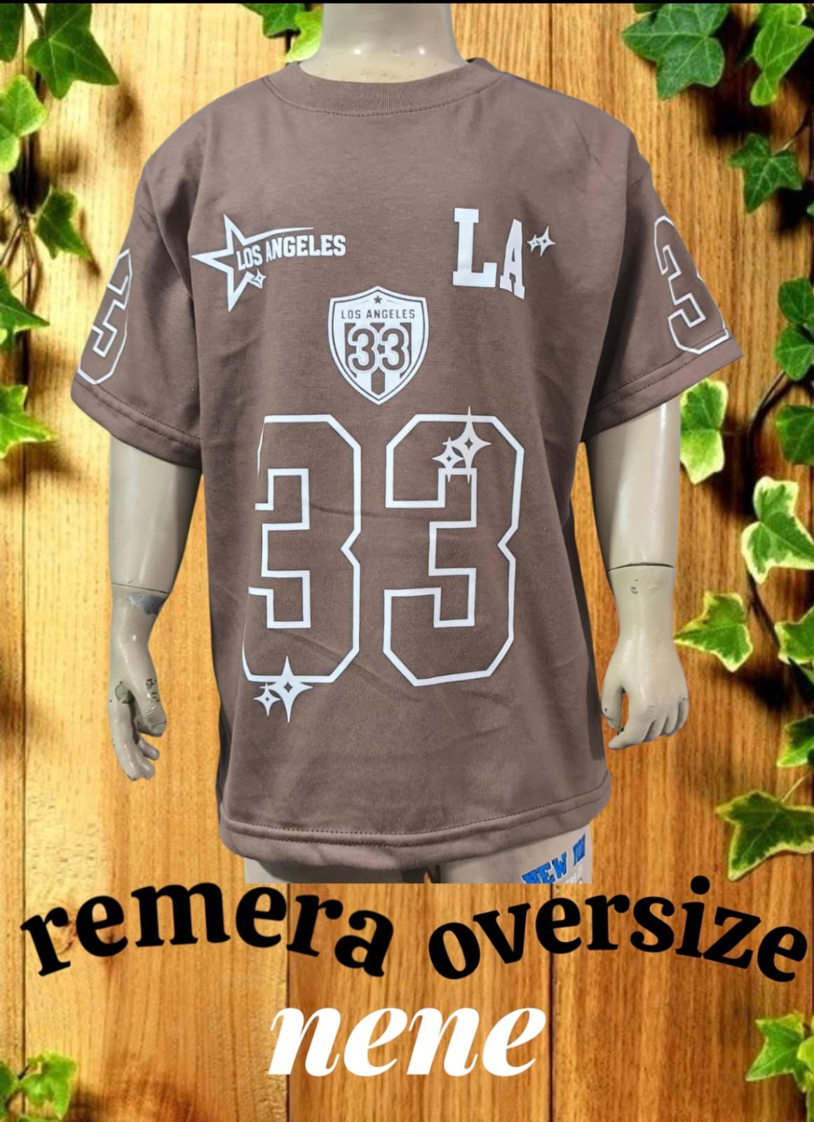 Remera Nene Algodón Oversize - Imagen 3