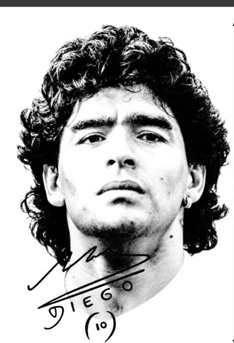 Remeras Maradona Tono Blanco