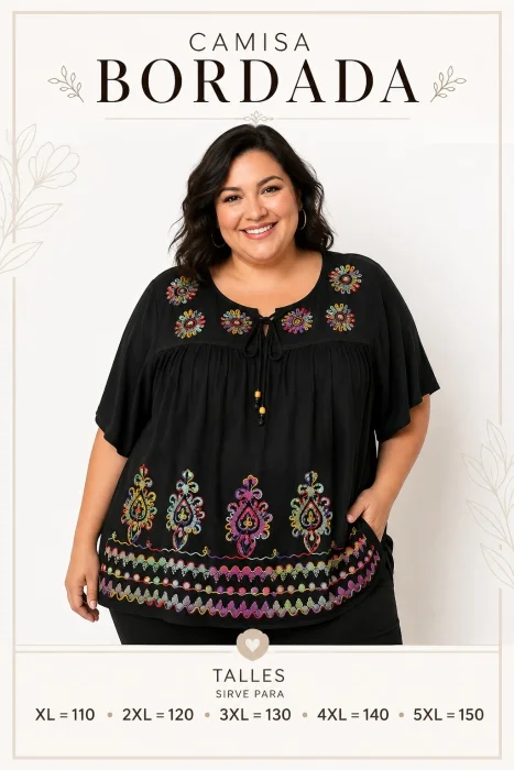 Camisola Bordada