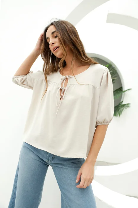 Blusa Cey Doble Cordon