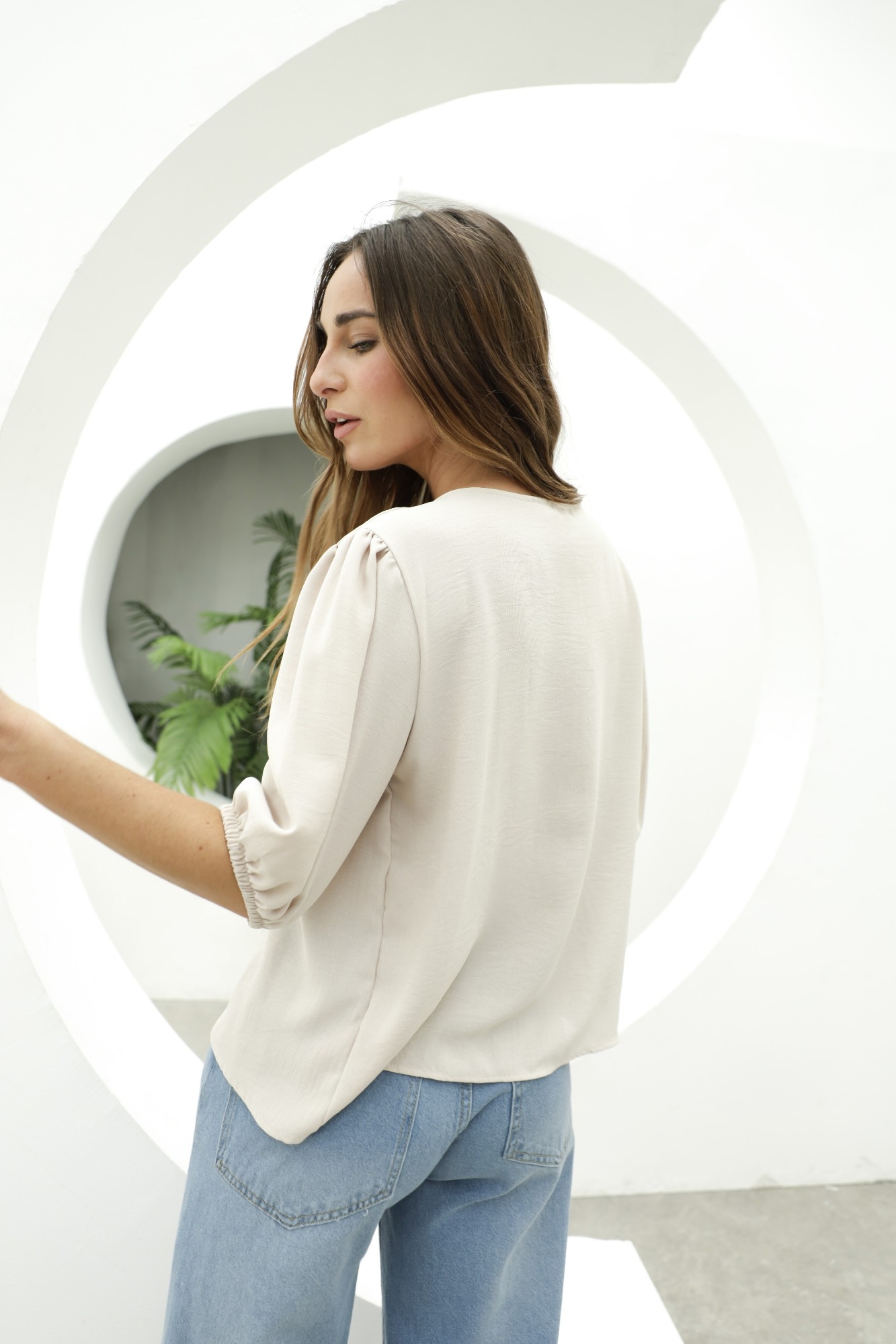 Blusa Cey Doble Cordon - Imagen 2