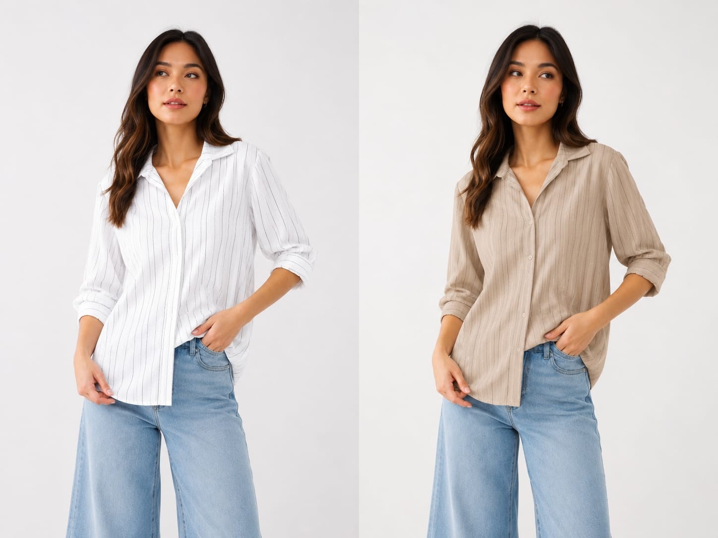 Camisa Seda Rayado - Imagen 3
