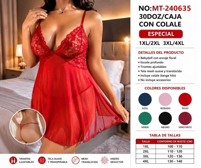 Baby Doll Talles Especiales