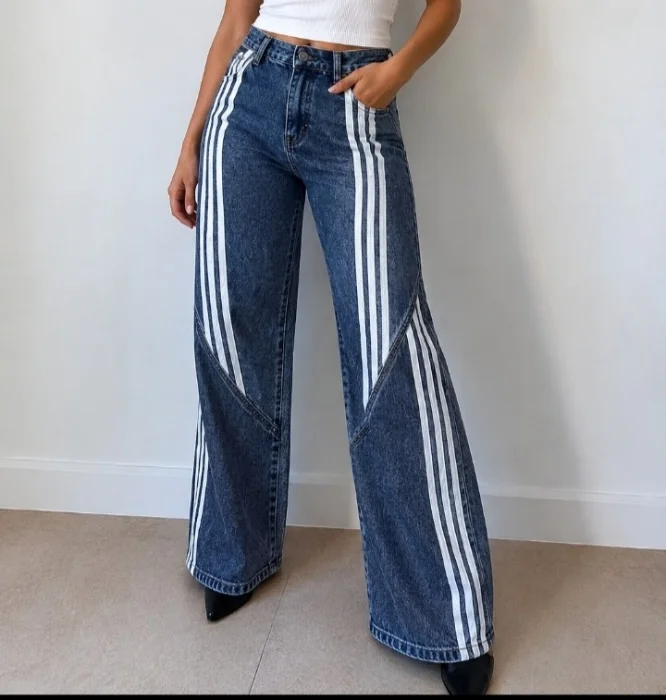 Wideleg con Recortes y Tiras