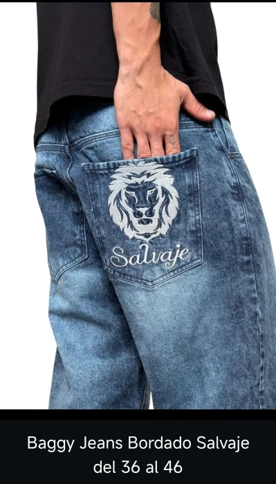 Baggy Jeans Bordado