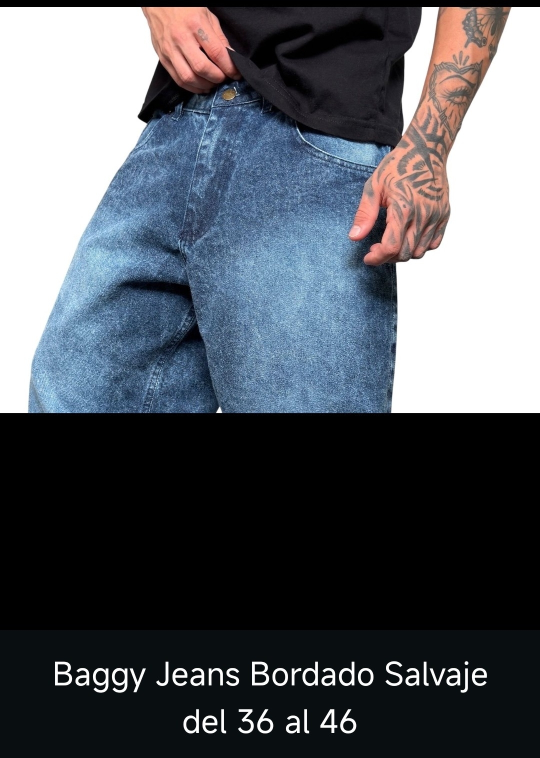 Baggy Jeans Bordado - Imagen 3