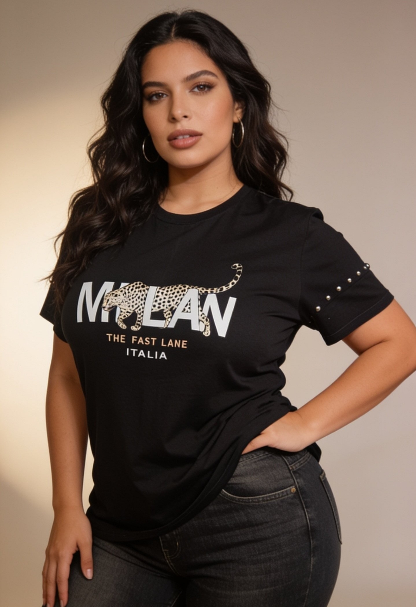 Remera Modal Soft con Estampa y Tacahs - Imagen 2