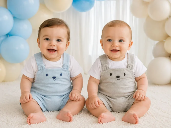 Jardinero Cuadrille Osito Yaby T. (0-3, 3-6 y 6-9 Meses) Art. 27002