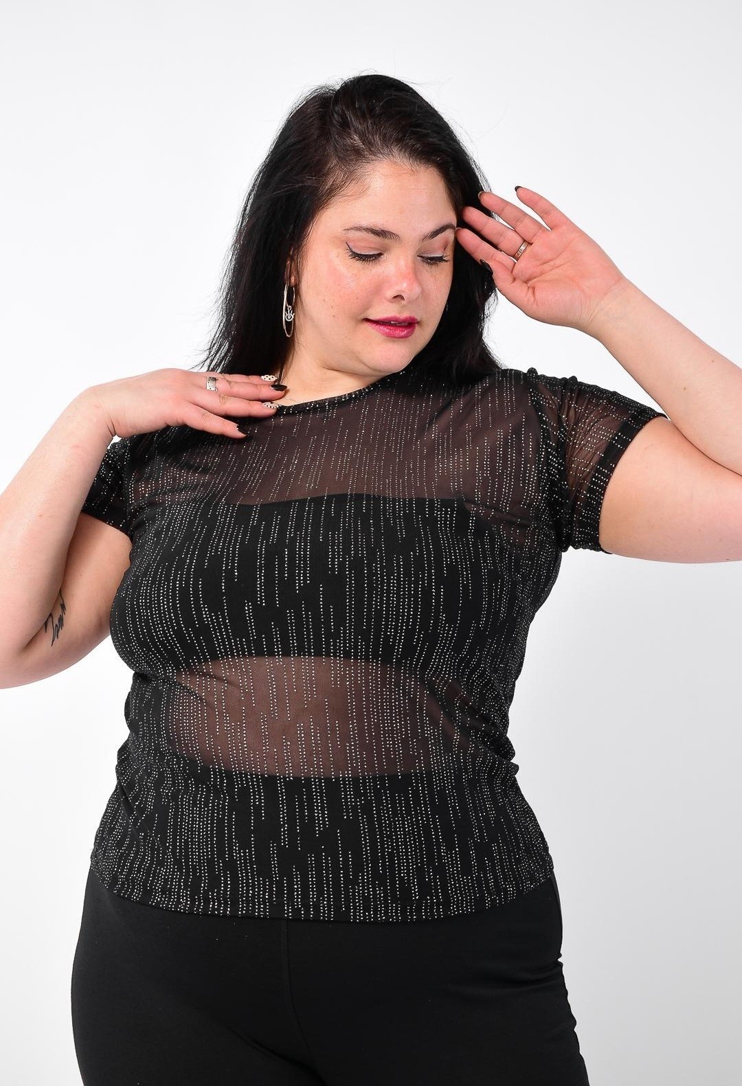 Remera Tul Gliter Curvy - Imagen 2