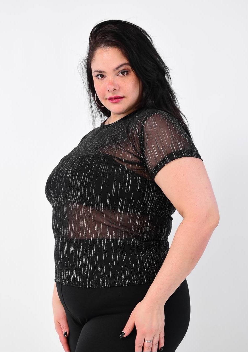 Remera Tul Gliter Curvy - Imagen 3