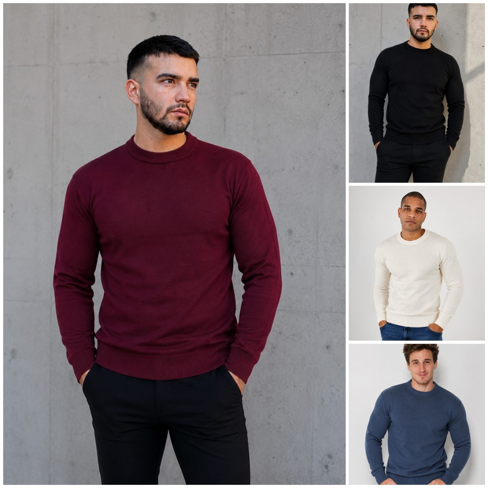 (art:swh1)sweaters Cuello/redondo Hombre - Imagen 1