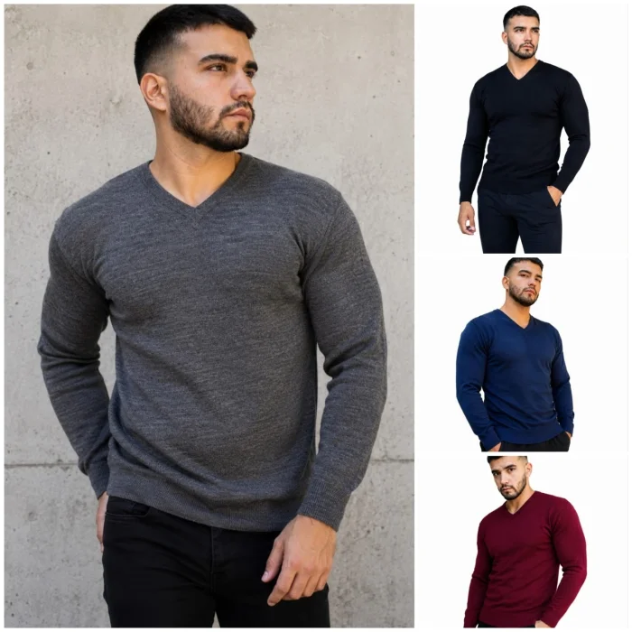 (art:swh2)sweaters Cuello/v Hombre