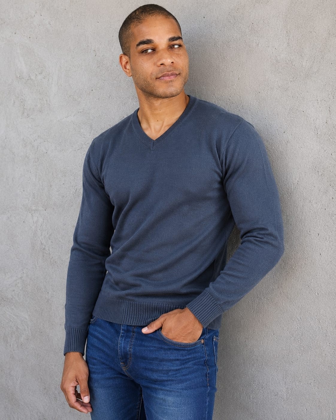 (art:swh2)sweaters Cuello/v Hombre - Imagen 4