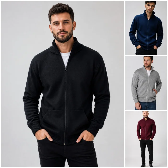 (art:cph1)campera de Hilo C/cierre Hombre