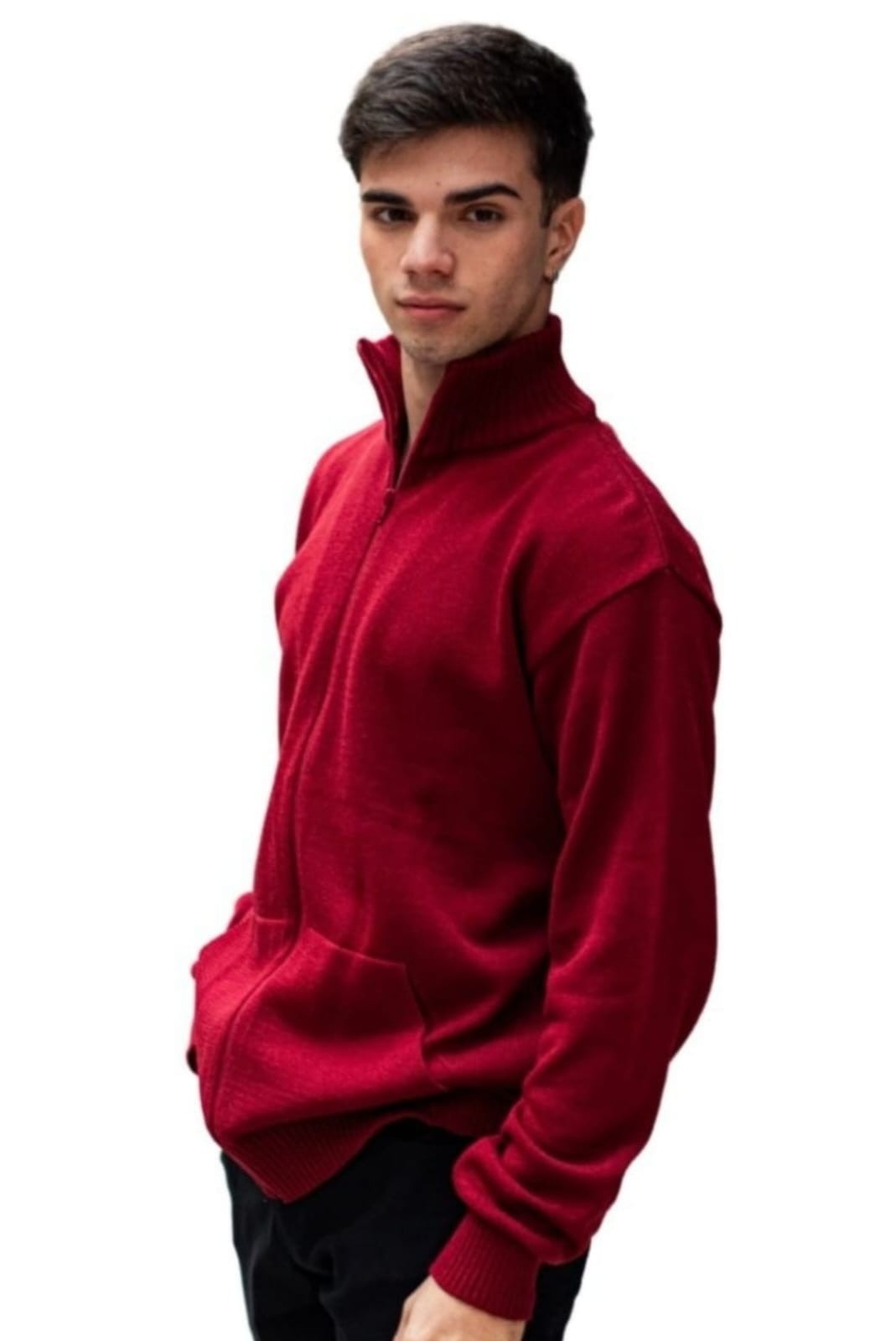 (art:cph1)campera de Hilo C/cierre Hombre - Imagen 7