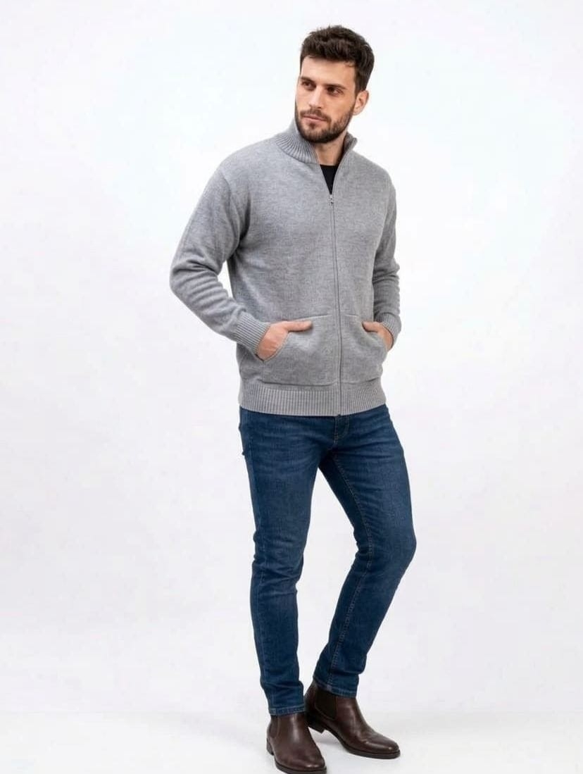 (art:cph1)campera de Hilo C/cierre Hombre - Imagen 8