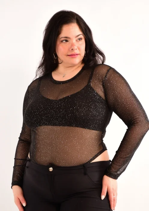 Body Tul Gliter Curvy